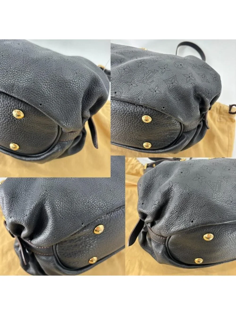 Louis Vuitton Mahina XS Shoulder Bag Black